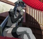 Rating: s Score: 23 Tags: 1girl akame_ga_kill! blue_eyes blue_hair esdeath food hat ice_cream long_hair screencap sitting solo stitched uniform very_long_hair