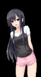 Rating: s Score: 1 Tags: 1girl black_hair blue_eyes coffee-kizoku female free_friends_2 long_hair looking_at_viewer official_art shinozaki_sumire straight_hair tagme