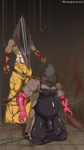Rating: q Score: 7 Tags: 2boys axe_man_(re5) bdsm bondage executioner_majini hood hooks majini multiple_boys pyramid_head resident_evil scar silent_hill stitches tagme yaoi