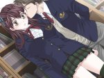 Rating: s Tags: 1boy 1girl brown_hair crescendo d.o. game_cg nagira_kaho sasaki_ryo school_uniform tears uniform