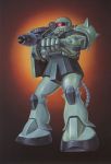 Rating: s Tags: gun gundam highres mecha mobile_suit_gundam official_art scan weapon zaku zaku_ii