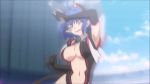Rating: q Score: 11 Tags: 1girl animal_ears animated announcer arena black_gloves blue_hair bouncing_breasts breasts cleavage cleavage_cutout crowd demon_horns female highres hips holding_microphone horns huge_breasts large_breasts microphone navel no_bra shinmai_maou_no_testament short_hair solo sound stadium tagme tail webm