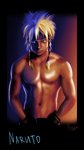 Rating: s Score: 2 Tags: 1boy artist_name blonde_hair blue_eyes character_name elle-r gloves headband looking_at_viewer male_focus naruto nipples pecs solo topless uzumaki_naruto