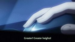 Rating: s Score: 58 Tags: animated animated_gif black_hair death_note green_eyes kuroki_tomoko necktie parody ribbons subtitled twintails watashi_ga_motenai_no_wa_dou_kangaetemo_omaera_ga_warui!