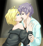 Rating: q Tags: 1boy 1girl bare_shoulders incipient_kiss juliet mabinogi raishi_tsuwabuki romeo romeo_and_juliet