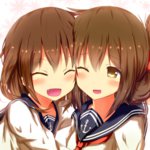 Rating: s Tags: artist_request brown_eyes brown_hair folded_ponytail hair_ornament hairclip highres ikazuchi_(kantai_collection) inazuma_(kantai_collection) kantai_collection open_mouth school_uniform serafuku short_hair Rating: s Tags: artist_request brown_eyes brown_hair folded_ponytail hair_ornament hairclip highres ikazuchi_(kantai_collection) inazuma_(kantai_collection) kantai_collection open_mouth school_uniform serafuku short_hair