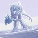 Rating: q Score: 1 Tags: blue_eyes blue_hair blush breasts goo_girl horns karbo monster_girl photoshop slime slime_girl slimegirl