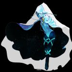 Rating: s Score: 12 Tags: 1girl blue_eyes blue_hair blue_skin cape english female fi kiiro_no_tobira nintendo short_hair solo the_legend_of_zelda the_legend_of_zelda:_skyward_sword thighhighs zelda_musou