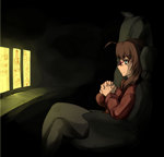 Rating: s Score: 2 Tags: 1girl armored_core chair from_software nekohige sitting solo