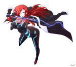 Rating: s Score: 11 Tags: 1girl breasts cleavage glasses haganef long_hair original red_hair