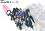 Rating: s Tags: gundam gundam_age gundam_age-2 gundam_age-2_judgia mecha no_humans official_art simple_background staff weapon wings