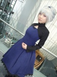 Rating: s Score: 1 Tags: boots cosplay darker_than_black dress nomura_mizuho photo silver_hair yin