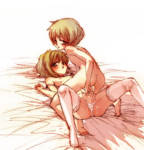 Rating: e Score: 31 Tags: blonde_hair blush boku_no_pico erection penis pico selfcest shota thighhighs yaoi