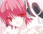 Rating: s Tags: animal_ears cat_ears lowres maid pink_hair red_eyes short_hair uniform