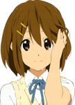 Rating: s Score: 5 Tags: absurdres brown_eyes brown_hair highres hirasawa_yui horiguchi_yukiko k-on! ribbon school_uniform tears