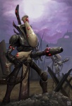 Rating: s Score: 16 Tags: alien armor battlefield cannon eldar gun insignia lieqi_hun no_humans warhammer_40k weapon wraithguard