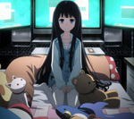 Rating: s Score: 3 Tags: black_hair computer kami-sama_no_memo-chou long_hair screencap shionji_yuuko sitting stitched stuffed_animal stuffed_toy teddy_bear thighhighs Rating: s Score: 3 Tags: black_hair computer kami-sama_no_memo-chou long_hair screencap shionji_yuuko sitting stitched stuffed_animal stuffed_toy teddy_bear thighhighs