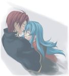 Rating: q Score: 2 Tags: aqua_hair blue_hair couple eirika eyes_closed fire_emblem fire_emblem:_seima_no_kouseki happy hug knight lips long_hair princess red_hair seth short_hair smile
