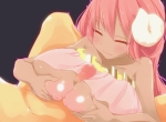 Rating: e Score: 22 Tags: 1girl areolae blush breasts censored eyes_closed huge_breasts kaimantokage long_hair paizuri penis puffy_nipples red_hair smile
