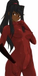 Rating: s Score: 39 Tags: 1girl black_hair breasts brown_eyes dark_skin highres latex long_image metroid ponytail samus_aran skin_tight tall_image zero_suit