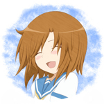 Rating: s Score: 3 Tags: brown_hair eyes_closed highres higurashi_no_naku_koro_ni nemu_(nebusokugimi) no_naku_koro_ni_(series) ryuuguu_rena school_uniform smile