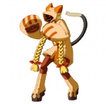 Rating: s Tags: :3 animal_ears blazblue blonde_hair braid dark_skin gif long_hair tail taokaka twin_braids