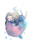 Rating: s Score: 3 Tags: blonde_hair bubble eyebrows eyes_closed fish highres k-on! kotobuki_tsumugi long_hair open_mouth pixiv_manga_sample resized school_uniform skirt solo sunameri_oishii sunfish very_long_hair water