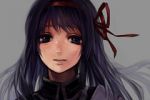 Rating: s Tags: Female, Fanart, Long Hair, Black Hair, Blue Eyes, Ribbon, Magical Girl, Open Mouth, Pixiv, Solo, Red Ribbon, Realistic, Smile, Simple Background, Gray Background, Mahou Shoujo Madoka☆Magica, Akemi Homura, Close Up, PNG Conversion, Fanart From Pixiv, Looking At Camera, Semi-realism, Gray Ribbon, Pixiv Id 693492, Gray Neckwear Rating: s Tags: Female, Fanart, Long Hair, Black Hair, Blue Eyes, Ribbon, Magical Girl, Open Mouth, Pixiv, Solo, Red Ribbon, Realistic, Smile, Simple Background, Gray Background, Mahou Shoujo Madoka☆Magica, Akemi Homura, Close Up, PNG Conversion, Fanart From Pixiv, Looking At Camera, Semi-realism, Gray Ribbon, Pixiv Id 693492, Gray Neckwear