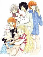 Rating: s Tags: Female, Male, Black Hair, Short Hair, Animal, Happy, Blonde Hair, Serious, Dog, Hachimitsu to Clover, Chika Umino, Hanamoto Hagumi, Morita Shinobu, Yamada Ayumi, noitaminA, Takumi Mayama, Yuta Takemoto