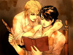Rating: s Tags: Male, Fanart, Blonde Hair, Two Males, Pixiv, Duo, JoJo no Kimyou na Bouken, Dio Brando, Jonathan Joestar, Part 1: Phantom Blood, Pixiv Id 1538285