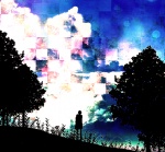 Rating: s Tags: Male, Sky, Tree, Original, Pixiv, Solo, Harada Miyuki