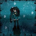 Rating: s Tags: Female, Flower, Unidentified, Rose, Blue, Water, Ocean, Blue Eyes, Blue Rose, Blue Flower, Nightmaren