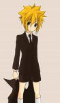 Rating: s Tags: Male, Blue Eyes, Katekyo Hitman Reborn!, Blonde Hair, Shorts, Tie, Pixiv, Spiky Hair, Suit, Alternate Age, Vongola Primo Giotto, Simple Background, T Riku
