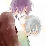 Rating: s Tags: Male, Fanart, Blue Hair, Yaoi, Purple Hair, Two Males, White Background, Pixiv, Duo, Almost Kiss, Simple Background, Fanart From Pixiv, Kuroko No Basket, Kuroko Tetsuya, Murasakibara Atsushi, Pixiv Id 4701440