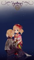 Rating: s Tags: Female, Couple, Male, Kimono, Vocaloid, Blonde Hair, Holding Hands, Kagamine Rin, Kagamine Len, Traditional Clothes, Japanese Clothes, Duo, Kagamine Twins, Machino (マチノ)