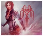 Rating: s Tags: Female, Fanart, Long Hair, Black Hair, Blue Eyes, Short Hair, Gloves, Red Hair, Solo, Dragon Age, Looking At Camera, Dragon Age 2, Hawke (Dragon Age 2), Bioware, Smilika