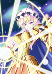 Rating: s Tags: Female, Long Hair, Armor, Blonde Hair, Touhou, Cosplay, Saint Seiya, Yakumo Yukari, Solo, Smile, Smirk, Looking At Camera, H-new