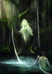 Rating: s Tags: Female, Male, Flower, Water, Long Hair, Black Hair, Forest, Short Hair, Animal, White Hair, Nude, Snake, Tree, White Outfit, Nature, Hair Flower, deviantART, Unnaturally White Skin, Aditya777