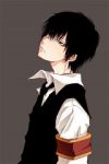 Rating: s Tags: Male, Black Hair, Short Hair, Katekyo Hitman Reborn!, Tie, Hibari Kyoya, Solo, Looking Away