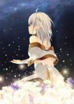 Rating: s Tags: Female, Flower, Long Hair, White Hair, Braids, Original, Solo, PNG Conversion, Minaseyu No