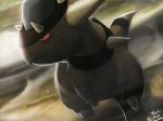 Rating: s Tags: Pokémon, Running, Outdoors, Rocks, No People, Rampardos, Dark Sky, Dirt