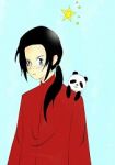 Rating: s Tags: Male, Long Hair, Black Hair, Brown Hair, Blue Eyes, Axis Powers: Hetalia, China, Hair Ornament, Hair Cord