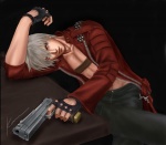 Rating: s Tags: Male, Blue Eyes, Short Hair, White Hair, Gun, Weapons, Devil May Cry, Dante, Solo