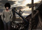 Rating: s Tags: Male, Black Hair, Brown Hair, Short Hair, Death Note, L Lawliet, Mad House, Yagami Raito, Black Eyes, deviantART, Hippori