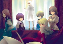 Rating: s Tags: Female, Fanart, Flower, Curtains, Dress, Red Dress, White Dress, Long Hair, Shadow, Brown Hair, Brown Eyes, Blue Eyes, Green Eyes, Red Eyes, Short Hair, Purple Hair, Blonde Hair, Albino, Jewelry, Red Outfit, Sound Horizon, White Outfit, Barefoot, Earrings, Lipstick, Pixiv, Stardust, Overalls, Standing, Smile, Looking Back, Body Piercing, Baroque, Yield, Elice, Soror, Looking Down, Sacri, Elysion (Sound Horizon), Looking At Camera, Pixiv Id 375894