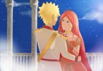 Rating: s Tags: Female, Couple, Male, Dress, Red Dress, Princess, Long Hair, Night, Green Eyes, Moon, Short Hair, Gloves, Crown, Red Hair, Dancing, Vocaloid, Naruto, Blonde Hair, Dancer, Ballet, Jewelry, Red Outfit, Prince, Earrings, Mother, Necklace, Spiky Hair, deviantART, Uzumaki Kushina, Namikaze Minato, Cendrillon, Duo, Smile, Body Piercing, Hand On Hip, Stars (Sky), Danse, Uzumaki Family, Immature-child02 (Artiste)