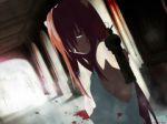 Rating: s Tags: Blood, Long Hair, Red Eyes, Purple Hair, Wallpaper, Horns, Gun, Weapons, Elfen Lied, Lucy