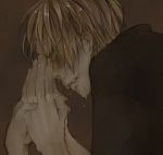 Rating: s Tags: Male, Fanart, Gin Tama, Brown Hair, Short Hair, Crying, Hands, Pixiv, Okita Sougo, Solo, Side View, Fanart From Pixiv, Pixiv Id 1859761