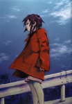 Rating: s Tags: Female, Wind, Coat, Pixiv, Serial Experiments Lain, Iwakura Lain, Abe Yoshitoshi