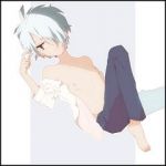 Rating: q Tags: Male, Ecchi, Fanart, White Hair, Open Shirt, Shirt, Barefoot, Pixiv, Peek-a-Boo Bang, Solo, Open Clothes, 1:1 Ratio, Inazuma Eleven GO, Kurama Norihito, Meru (Kari)